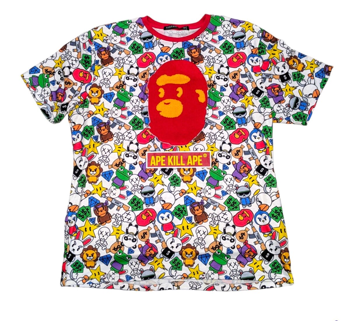 Hudson Outerwear Ape Kill Ape Men's 3XL T Shirt Cartoon