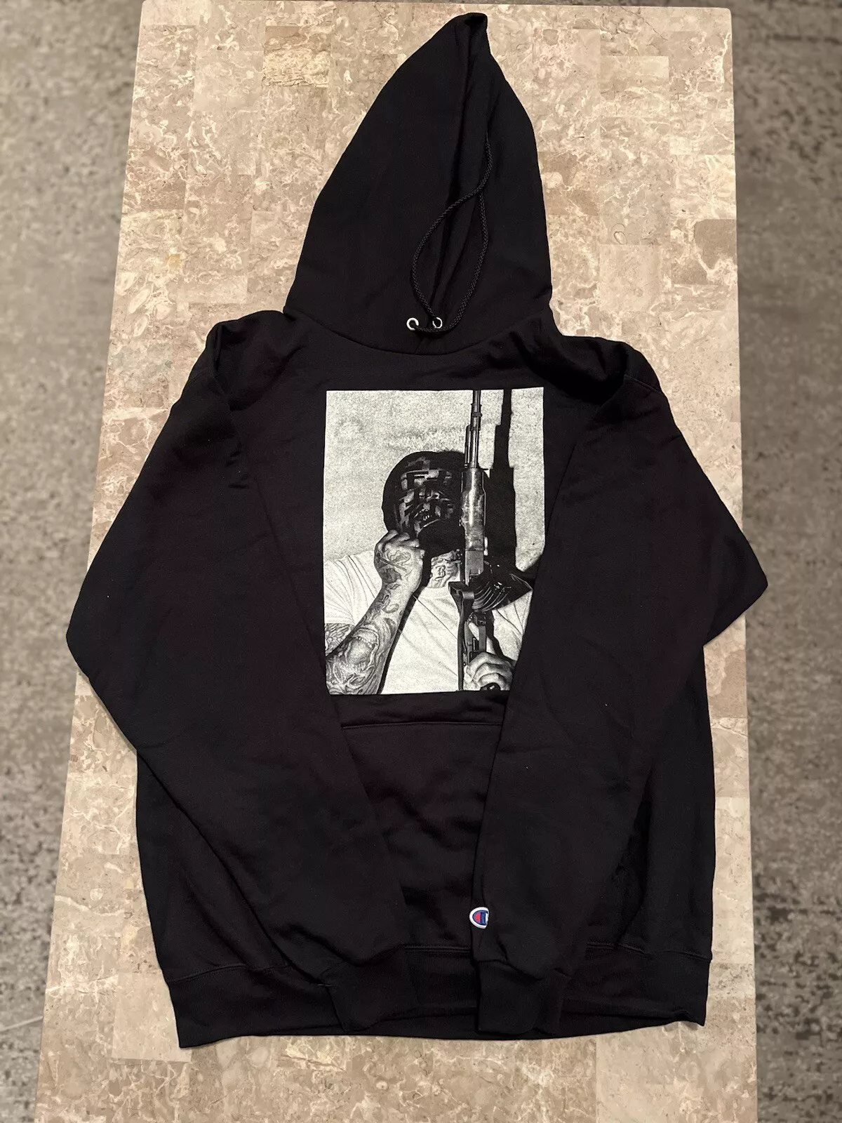 Sweat à capuche Griselda Westside Gunn Supreme Blientele Champion noir grand   flambant neuf