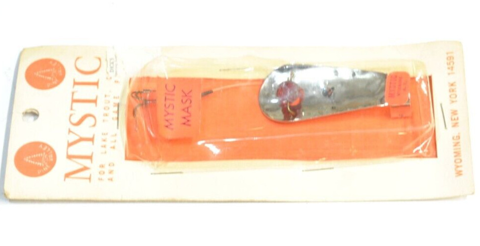 Vintage  Pine Valley Wyoming NY  14591  Pike Salmon Spoon Fishing Lure NIP