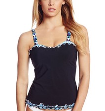 NWT Profile BY Gottex KALEIDOSCOPE Tank Swimskirt BATHING SUIT SET sz - 32D  6