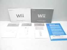 LOT OF 5 Nintendo Wii MANUALS Video Games