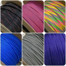 1/2" (0.5" / 12.7mm) PET flex expandable braided cable sleeving - USA