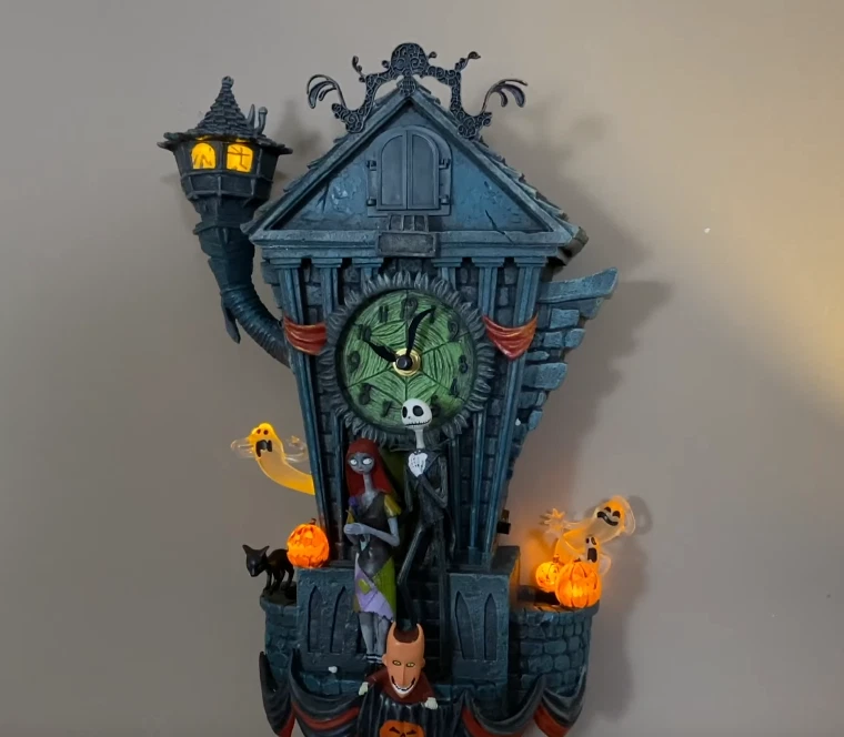 Reloj de cuco Tim Burton Pesadilla antes de Navidad - NUEVO - COMPLETO EN CAJA Foto 3 de 4