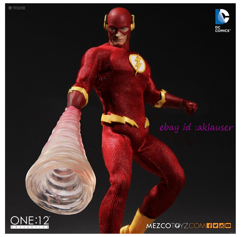 Mezco Toyz 1/12 DC Comics The Flash Action Figure Toy Model In