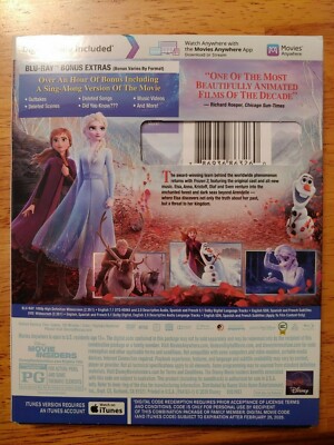 Disney Frozen II (Blu-ray/DVD, 2019) 786936863260| eBay