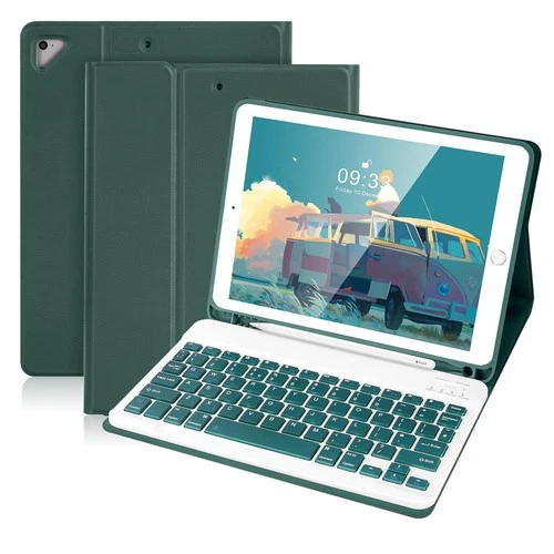 SOPPY Keyboard Case for iPad 9.7 inch, Bluetooth keyboard for iPad 6th