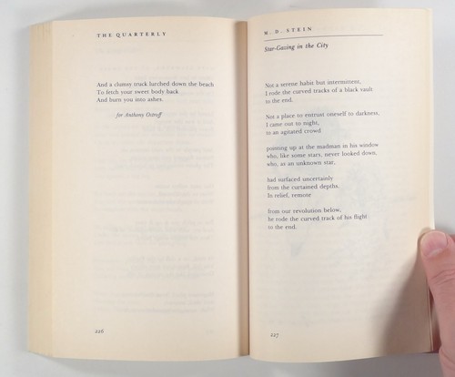1988 Sum THE QUARTERLY #6 Gordon Lish NEW AMERICAN WRITERS short stories POETRY - Picture 10 of 11