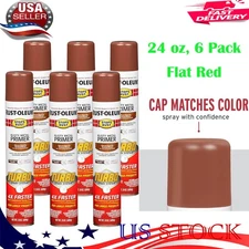 Rust-Oleum Stops Rust Turbo Spray System Rusty Metal Primer Spray, 24 oz, 6 Pack