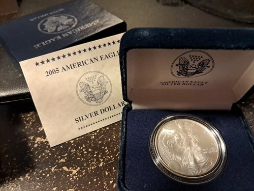 Proof 2005 Silver Eagle As Seen In Photo