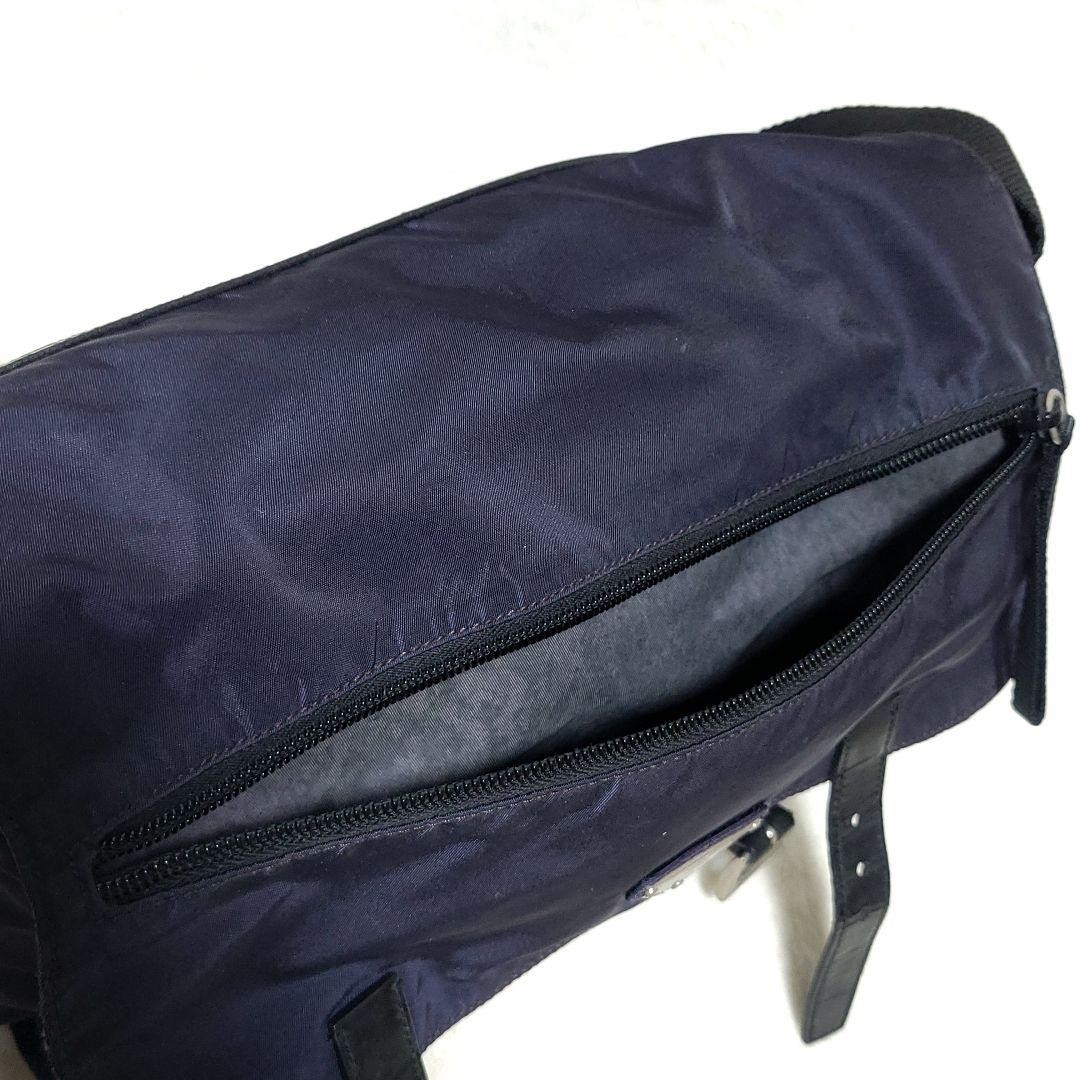 Rare Color PRADA Messenger Bag Tessuto Nylon Triangle Logo Belt thumbnail 5