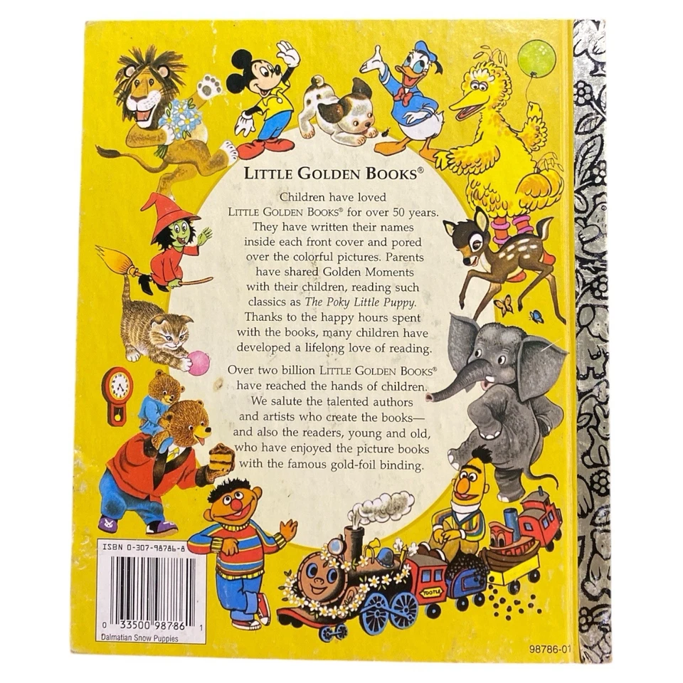 Disney 101 Dalmatians Snow Puppies Little Golden Book Vintage Hardcover Kids - Image 2 of 4