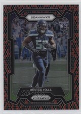 2023 Panini Prizm Rookies Snakeskin Prizm Derick Hall #388 03tv
