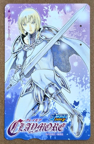 Claymore Clare Phone Card Japanese Anime Manga JR