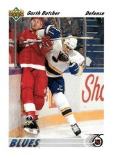 1991-92 Upper Deck #397 Garth Butcher