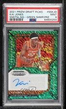 2021-22 Panini Prizm Draft Picks Green Shimmer 5/5 Kai Jones Rookie Auto RC 3nn