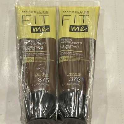 (2 Pack) Maybelline Fit Me Tinted Moisturizer - 375 tone 