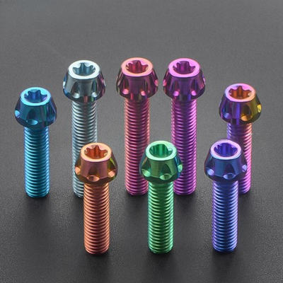 #ad Titanium alloy screws M5 M6 M8 tapered patterned plum blossom head screws $53.82
