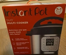 Instant Pot 3qt Duo Stainless Steel Electric Pressure Cooker NIB