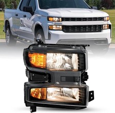 19-21 Chevy Silverado 1500 Halogen Headlight Assembly Right Passenger 84621849