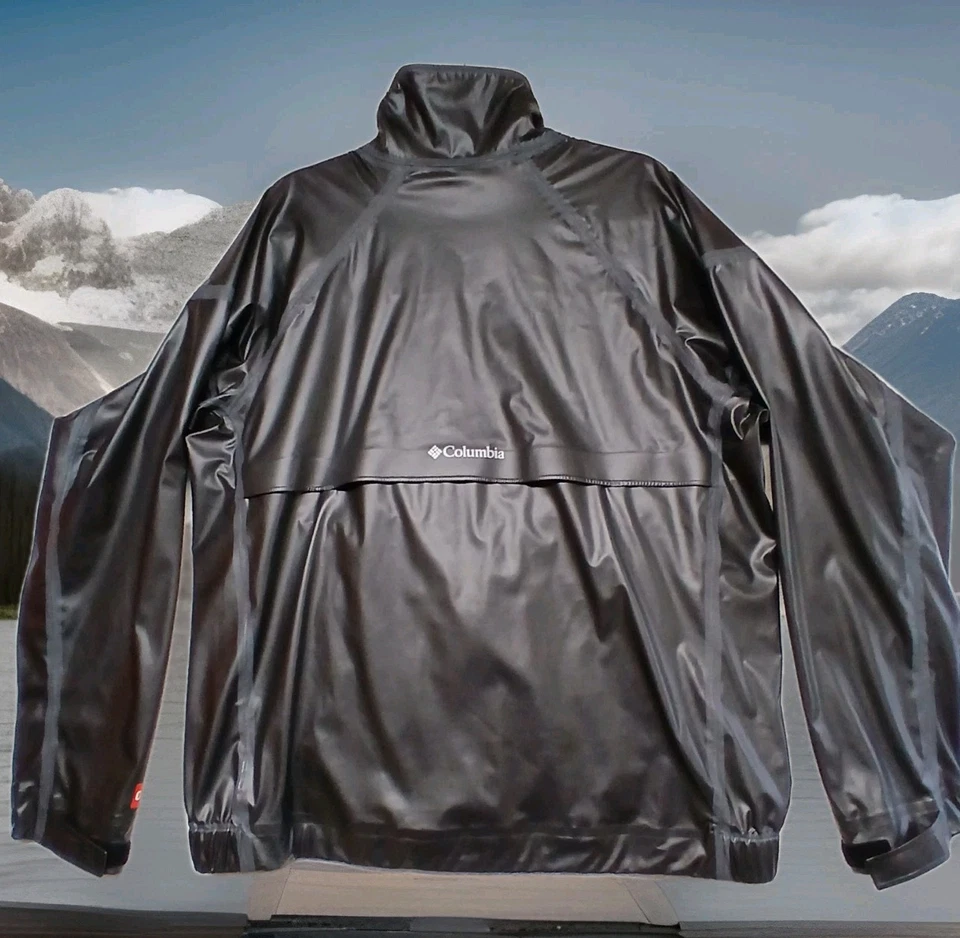 Columbia Golf OutDry Jacket Mens L Nylon Full Zip Bonded Seams Waterproof Vented - Image 4 of 4