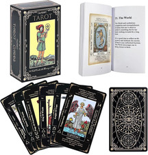 Tarot Cards Deck For Beginners With Meanings Keywords Zodiac Yes Or No 78