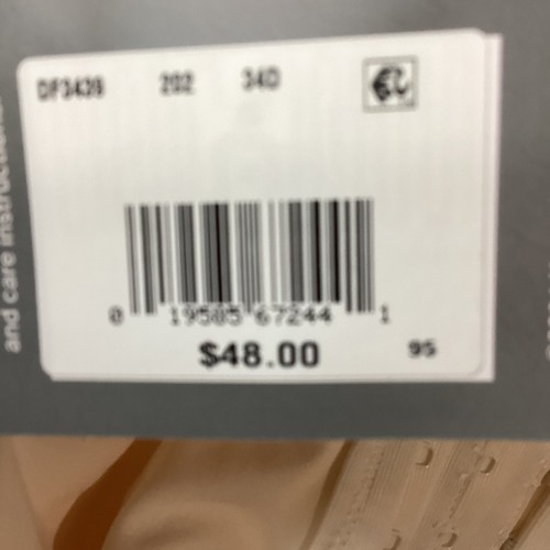 Reggiseno Bali 3439 One Smooth U Ultra Lite Scollo 34D Beige - Foto 8 di 8
