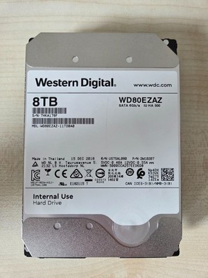 Western Digital WD80EZAZ 3,5'' 8TB SATA III 256MB HDD Festplatte