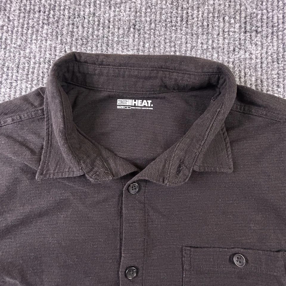 32 Degrees Cool Mens Large Long Sleeve Button Up Casual Shirt W/ Pocket - Image 4 of 4