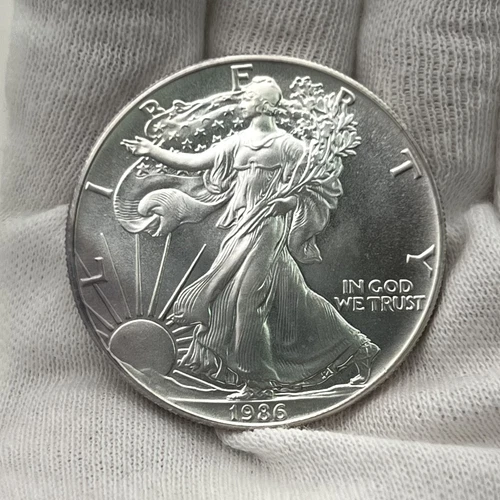 1986-P American Silver Eagle 1 oz Fine Bullion Coin