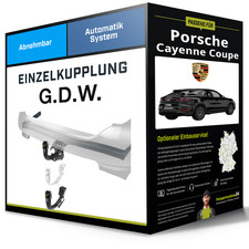 Abnehmbare Anhängerkupplung für PORSCHE Cayenne Coupe 19- Typ 9YB G.D.W. NEU