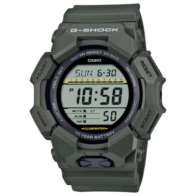 Casio G-Shock Digital Green Resin Watch GD-010-3