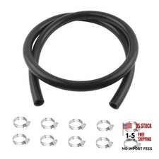 5Ft 5/8 Car Heater Hose with 10PCS Clamps, ID 16mm  OD 24mm Coolant Hoses