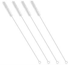 4 Pack 12 Inch Drinking Straw Cleaning Brushes Set Extra Long Pipe Tube Cleaner
