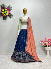 LEHENGA CHOLI INDIAN BOLLYWOOD WEDDING PARTY PAKISTANI WEAR READYMADE