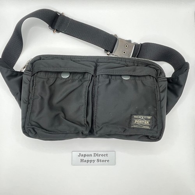 #ad PORTER Yoshida Tanker Waist Bag Black Mini Unisex Japan Used $97.88