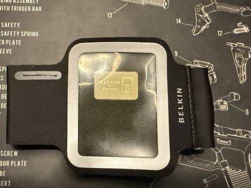 Belkin Sport Armband for iPod nano 3rd Gen Black Water-Resistant Reflective