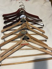 Lot 9 Vintage Wishbone, Nordstrom Mix Style Wooden Clothes Hangers Suit  Pants