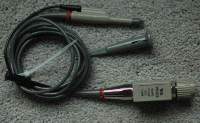 GENUINE TEKTRONIX P6122 10X 100 MHz Oscilloscope Probe with Ground Lead, hook