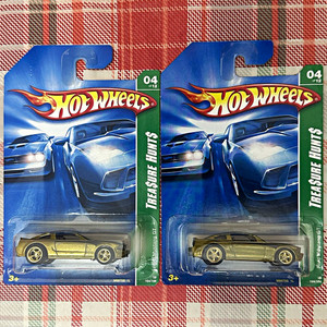 Hot Wheels Super Treasure Hunt 2008 Ford Mustang GT Gold 1:64 Diecast Lot of 2