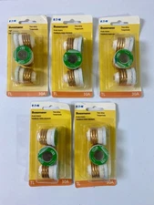 Eaton Bussmann Plug Fuses TL 30A Time Delay 125Vac BP/TL-30 NEW Lot of 5 Pkgs