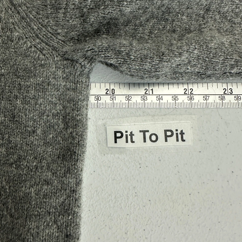 DKNY женщин водолазка свитер размер M ягненка шерсти Argyle старые деньги тихий роскошь - Изображение 4 из 4