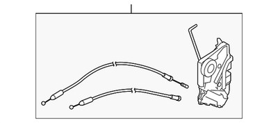 Genuine Subaru Door Lock Actuator Motor 61032AN03C