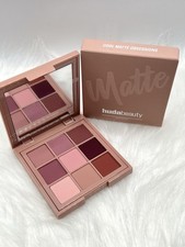 HUDA BEAUTY Matte Obsessions Eyeshadow Palette Cool Matte New In Box& Authentic