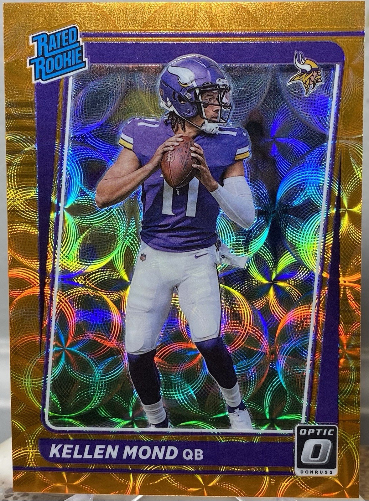 2021 DONRUSS OPTIC KELLEN MOND RC #221 RATED ROOKIE 23/79 ORANGE PRIZM SCOPE SP