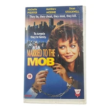 Married to the Mob BIG BOX VHS Michelle Pfeiffer, Matthew Modine, Dean Stockwell