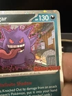 Pokemon Gengar GameStop Stamped Promo HEART SWIRL Holo