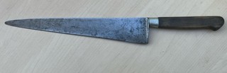 Vintage Charles Paris France Carbon Steel 9In Chef Knife Nogent Rare