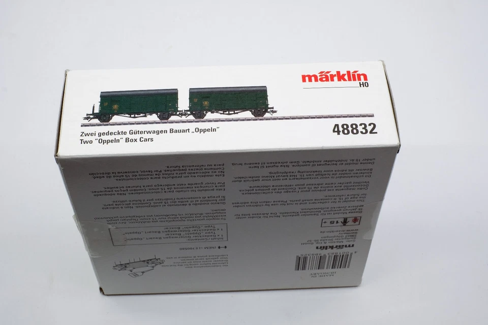 Marklin 48832 Belgian State Railways (SNCB) B CARGO set of 2 box cars - Image 2 of 3