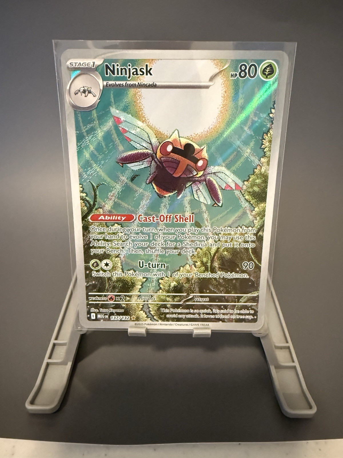 Pokémon Ninjask 137/132 Me01: Mega Evolution Illustration Rare Holo English