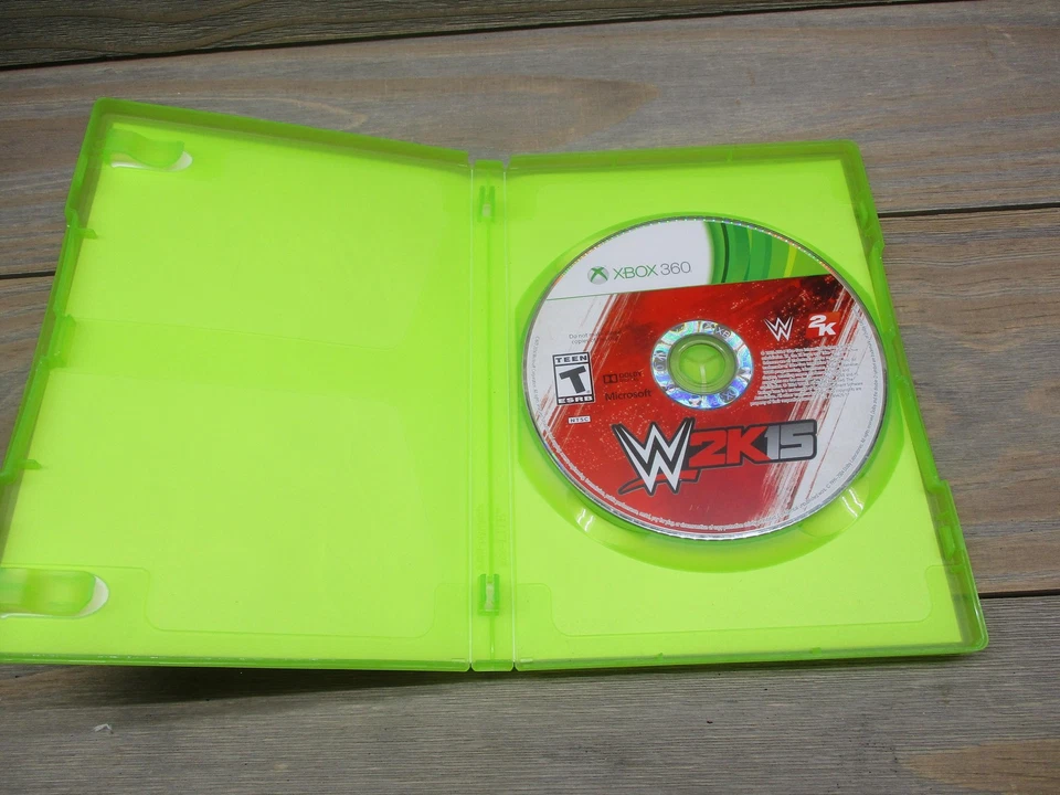 WWE 2K15 Xbox 360 Video Game Complete Tested Wrestling 2K Sports Microsoft - Image 2 of 4